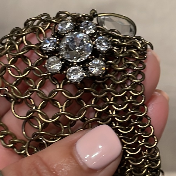 💎Vintage Collar Choker style Gorgeous Gothvibes Statement Italian Necklace 💎 - Picture 4 of 17